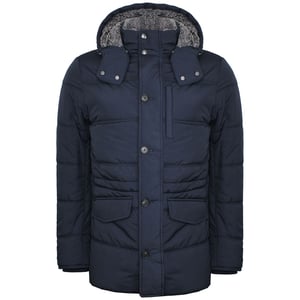 Hackett Londen Anorak Fleece Heren Navy Jas