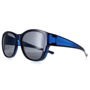 INVU Rond Dames Transparant Blauw Gepolariseerd E2102
