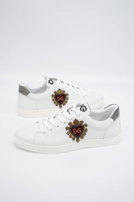 Dolce & Gabbana Heren Geborduurde Lage Sneakers