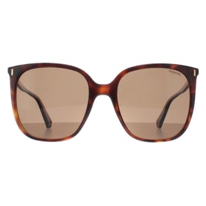 Polaroid Square Dames Havana Brons Gecoat PLD 6218/S
