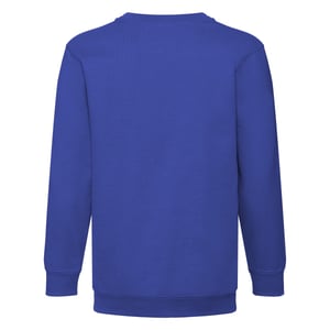 Fruit of the Loom Kinder/Kids Premium Sweatshirt met Inzetstuk (Koningsblauw)