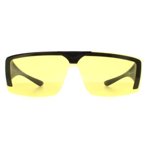 INVU Rechthoek Unisex Mat Zwart Hooggeel E2700