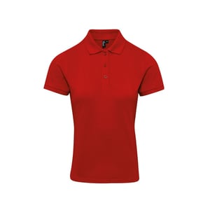 Premier Dames/Dames Coolchecker Plus Poloshirt (Rood)