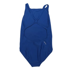 Girl's adidas Infant Badge Of Sport Swimsuit in royal white