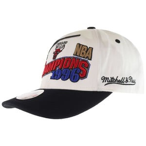 Mitchell & Ness 96 Chicago Bulls Champions Wave Heren Witte Pet