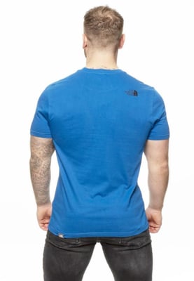 The North Face Heren SS Simple Dome T Shirt Bomber Blue