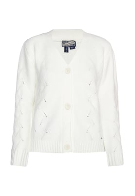 Dreimaster Vest Dames wolwit