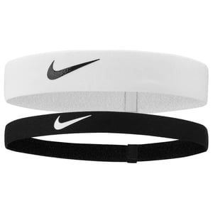 Nike 2024 Hoofdband (Set van 2) (Zwart/Wit)