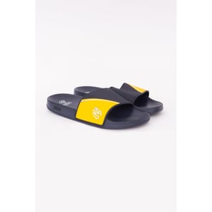 Crosshatch Heren Ventamoore Sliders (Marine / geel)