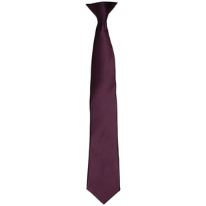 Premier Satijnen stropdas voor volwassenen (Aubergine)