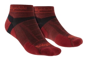 Bridgedale - Heren Hardloopsokken Ultralicht Merino Laag - Rood