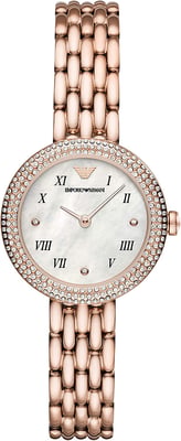 Emporio Armani Rosa Dames Horloge Rosékleurig AR11355