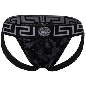 Versace Stretch Organisch Jersey Barocco Helemaal Jockstrap
