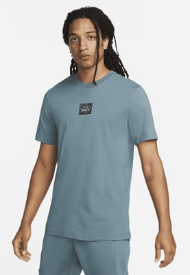 Nike Sportswear Air Max Heren T-shirt in stormblauw