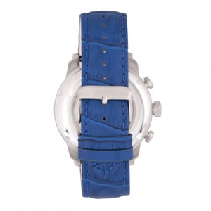 Heritor automatisch Arthur semi-skelet lederen band horloge met dag/datum