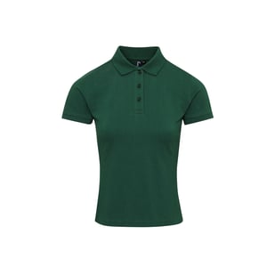 Premier Dames/dames Coolchecker Plus Piqu Polo met CoolPlus (Fles)
