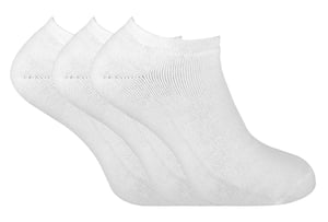 Set van 3 laag uitgesneden thermo sneakersokken voor heren - Room