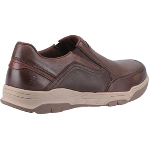 Hush Puppies Fletcher Leren Herenloafers Koffie