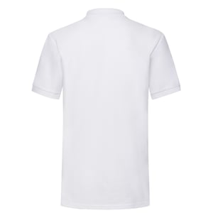 Fruit of the Loom Heren Piqué Polo Shirt (Wit)