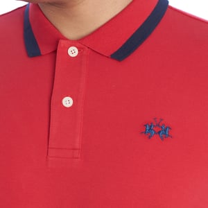 YMP006-PK001 Heren Slim Fit Korte Mouw Polo Shirt