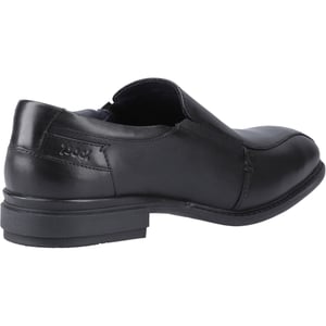 Pod Spear Leer Heren Zwart Slip-On Schoenen