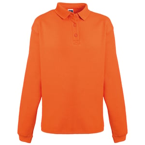 Russell Europe Mens Heavy Duty Collar Sweatshirt (Oranje)