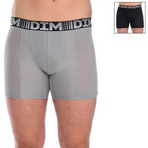 Pack-2 Heren 3D Flex Air Katoenen Lange Boxers D01N2