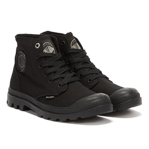 Palladium Pampa Hi Mono Chroom Zwart Laarzen