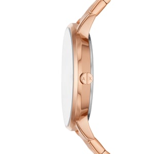 Armani Exchange Lola Dames Horloge Rosékleurig AX7145SET