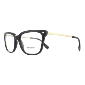 Burberry Square dames zwart op vintage cheque glazen frames