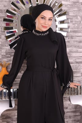 Inci Gedetailleerde Jumpsuit Jurk