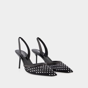 Lidia Slingback 70 pumps - Paris Texas - Synthetisch - Zwart