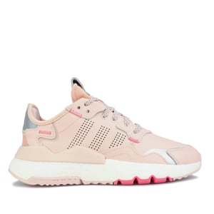 Girl's adidas Originals Junior Nite Jogger Trainers in Pink