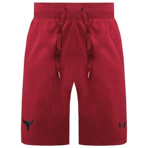 Under Armour x Project Rock Snap Heren Rode Shorts