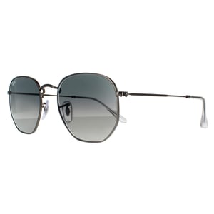 Ray-Ban zonnebril zeshoekige RB3548N 004/71 Gunmetal Dark Gray Gradiënt