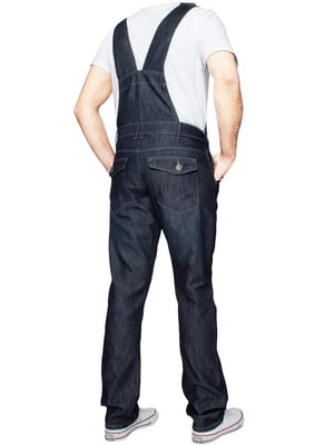 Enzo | Denim Overall tuinbroek voor heren - Donkerblauw