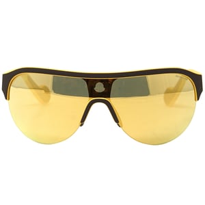 Moncler ML0049 50L OO Yellow Sunglasses