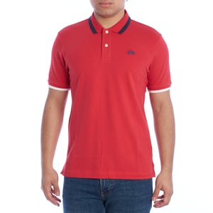 YMP006-PK001 Heren Slim Fit Korte Mouw Polo Shirt