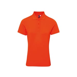Premier Dames/Dames Coolchecker Plus Poloshirt (Oranje)
