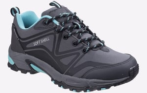 Cotswold Abbeydale Low Dames Wandelschoenen Grijs/Zwart/Aqua