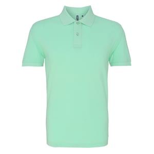 Asquith & Fox Heren Poloshirt met korte mouwen (Munt)