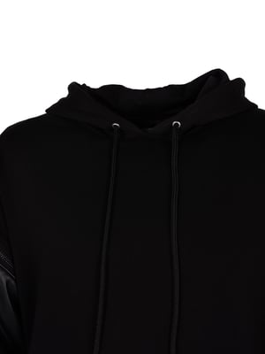 Les Hommes blouse Detachable Mannen zwart