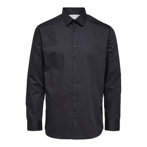 Selected Overhemden Regethan Classic Overhemd Zwart Zwart