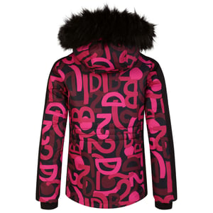Dare 2B Meisjes Ding Graffiti Ski jas (Puur Roze/Zwart)