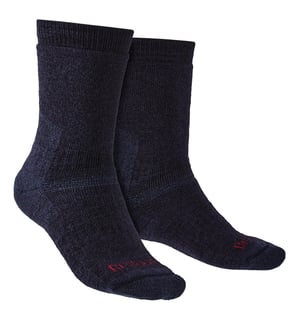 Bridgedale - Heren Outdoor Merino Wol Kniesokken - Marineblauw