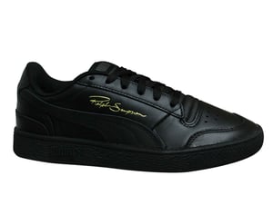 Puma x Ralph Sampson Lo Zwart Leer Lage Lace Up Herentrainers 370846 09