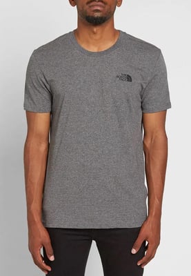 The North Face Heren SS Simple Dome T Shirt Grijs