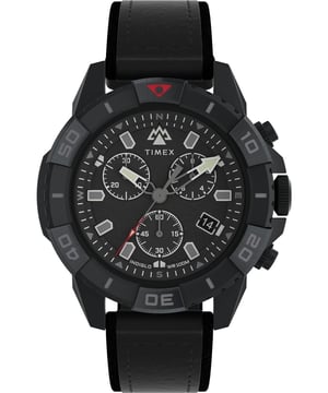 Timex Ridge Chrono Heren Zwarte Horloge TW2W16000