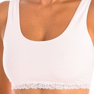 FRESH top met brede banden en elastische stof 1032348 vrouw