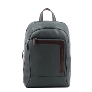 Leren Laptoprugzak 14.0 Piquadro BLU/MARRONE
